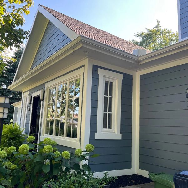Exterior Of Blue house