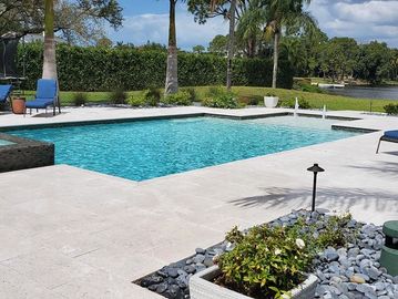 Outdoor pool decks 