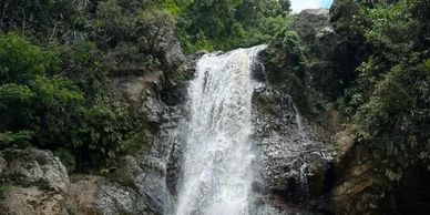 A local waterfall.