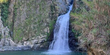 A local waterfall.