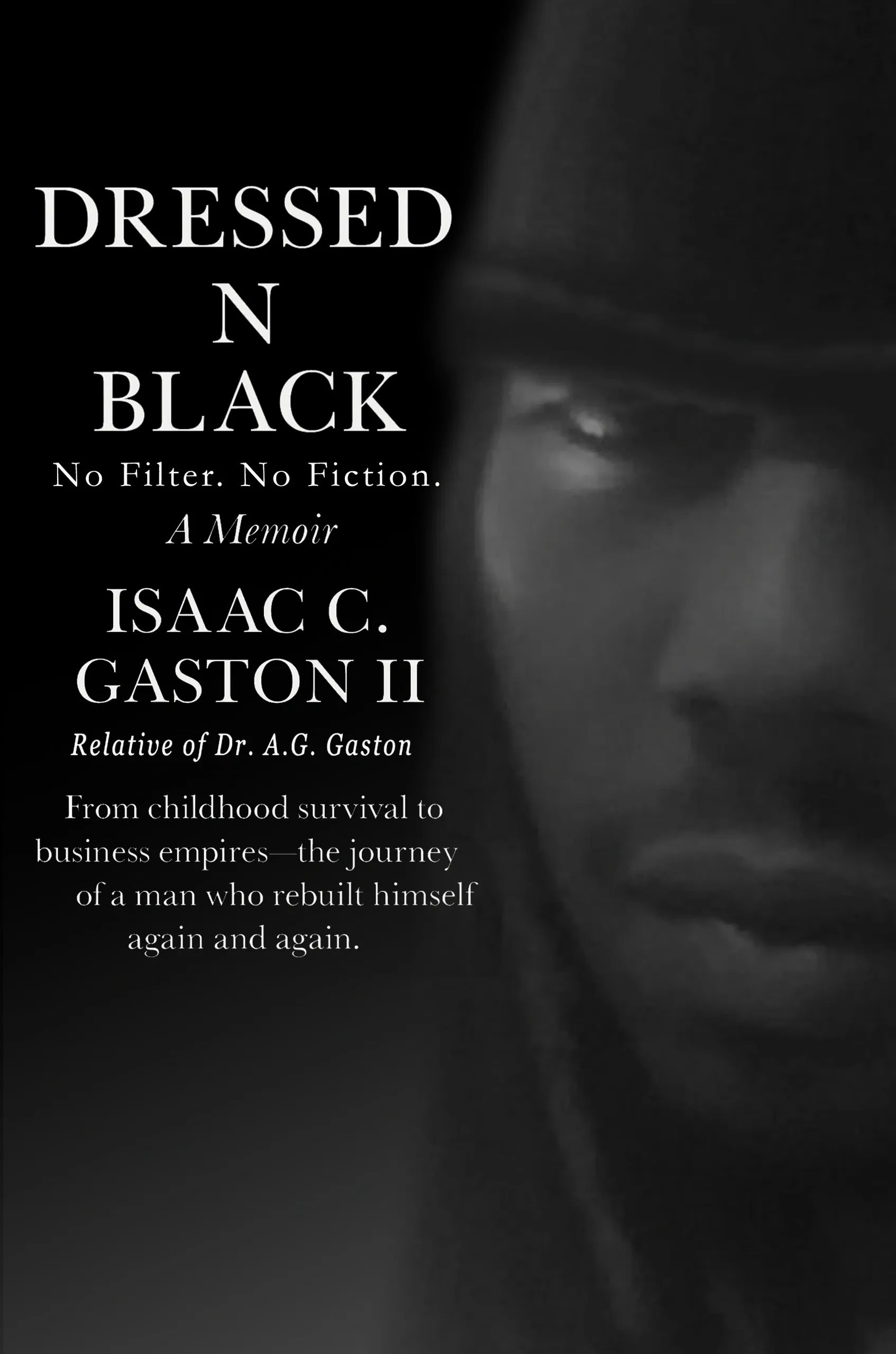 Book cover of Dressed N Black: No Filter. No Fiction.