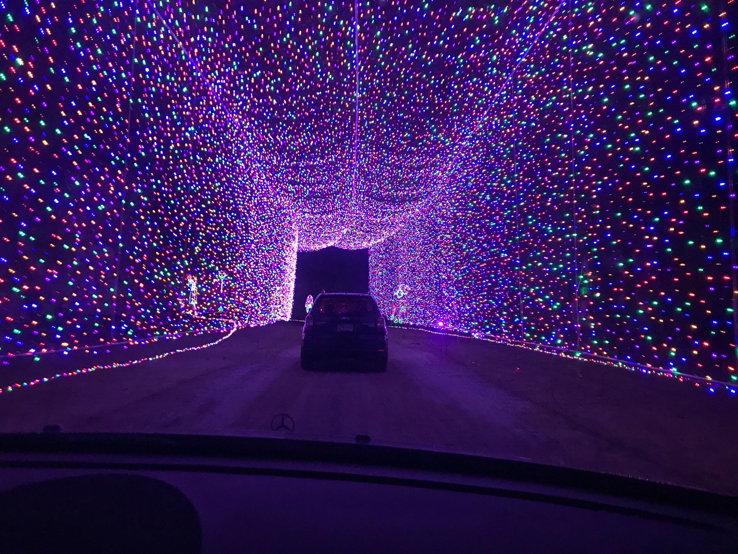 Three Million Lights Under Louisville an underground light show