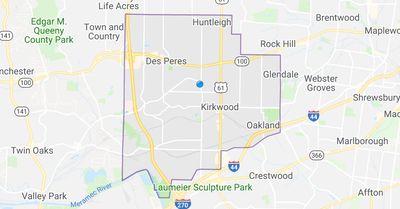 The map of the area Kirk Care serves