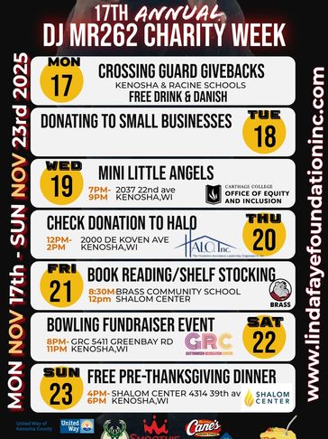 17th Annual DjMr262 Charity Week 