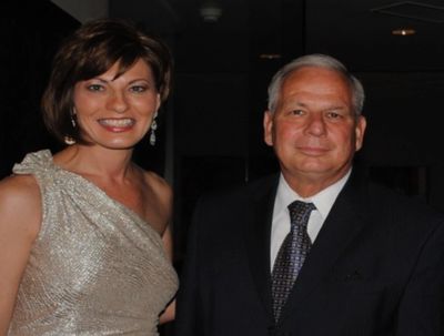 Former U.S. Rep. Gene Green (bill sponsor) and Dr. Brenda Hellyer, Chancellor of San Jacinto College