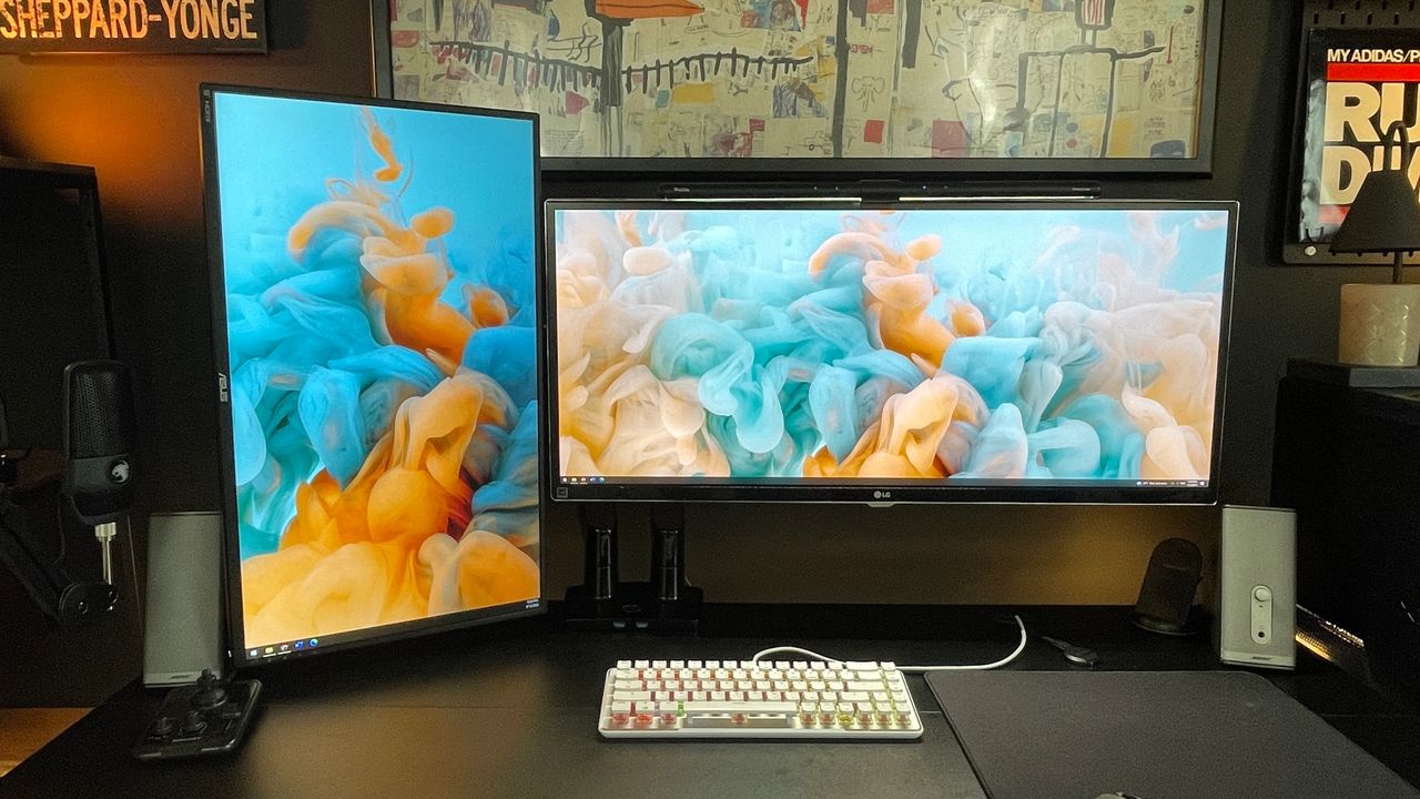 Huanuo Dual Monitor Mount! (Unboxing and Setup) 