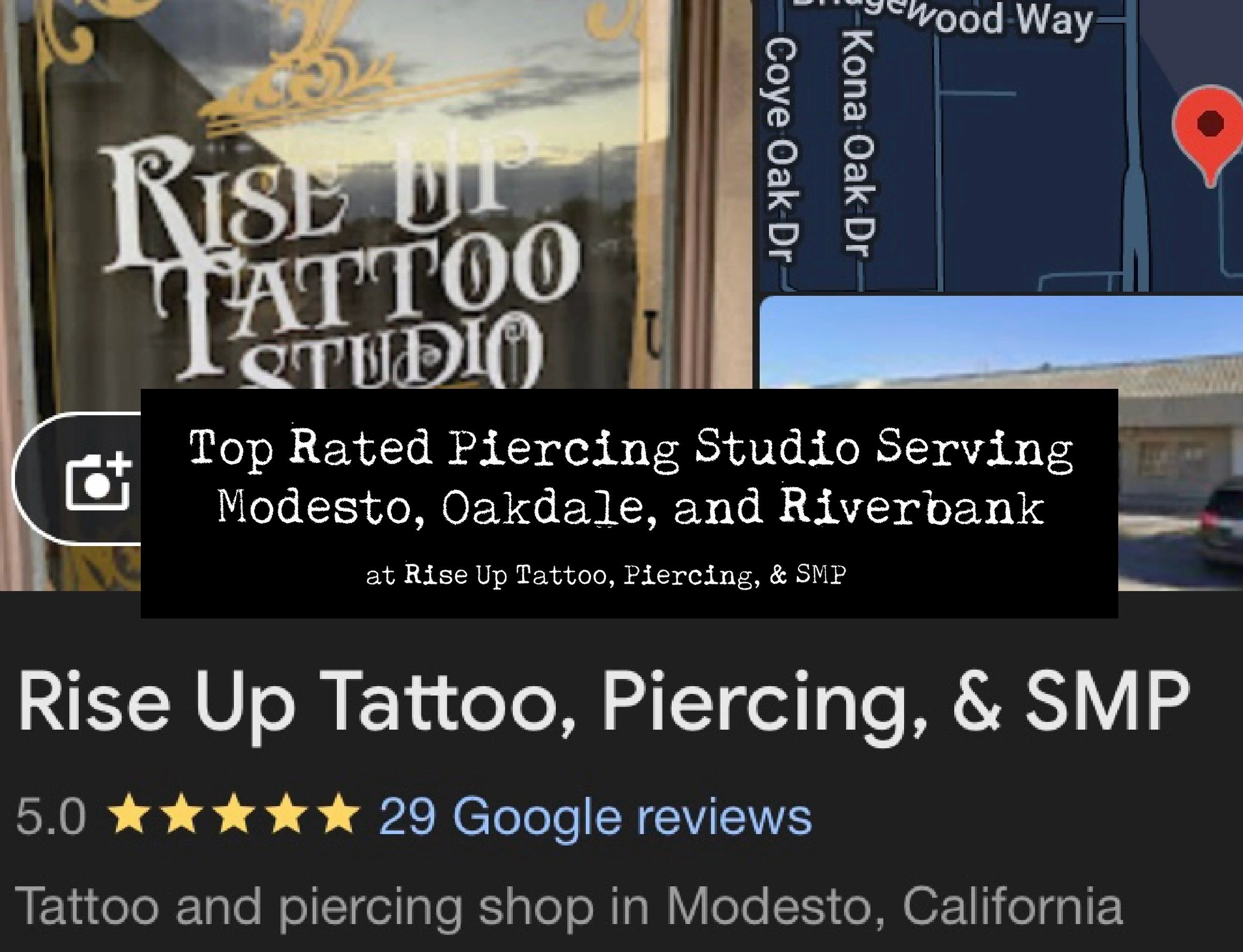 Top Rated Piercing Studio Serving Modesto, Oakdale, and Riverbank