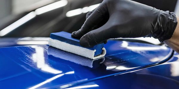 Applying a ceramic coating to a vehicle