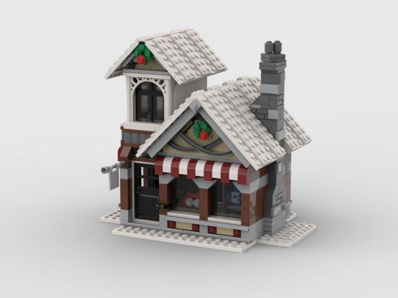 Lego Winter Village 10199 Toy Store Moc Modular Building Instructions