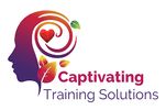 colourful side profile head with 'captivating training solutions written to the right