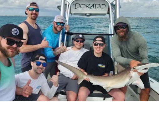 Shark Fishing  with clients