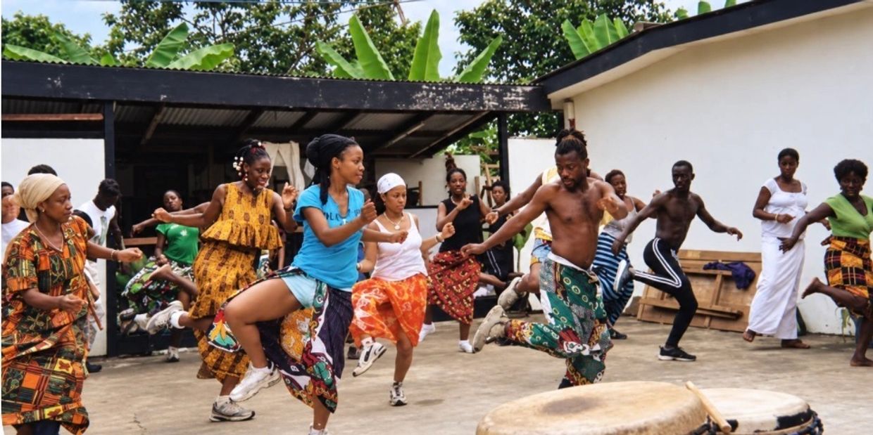 Dance Workshop with Agoro Dance Theatre, Ghana, West Africa