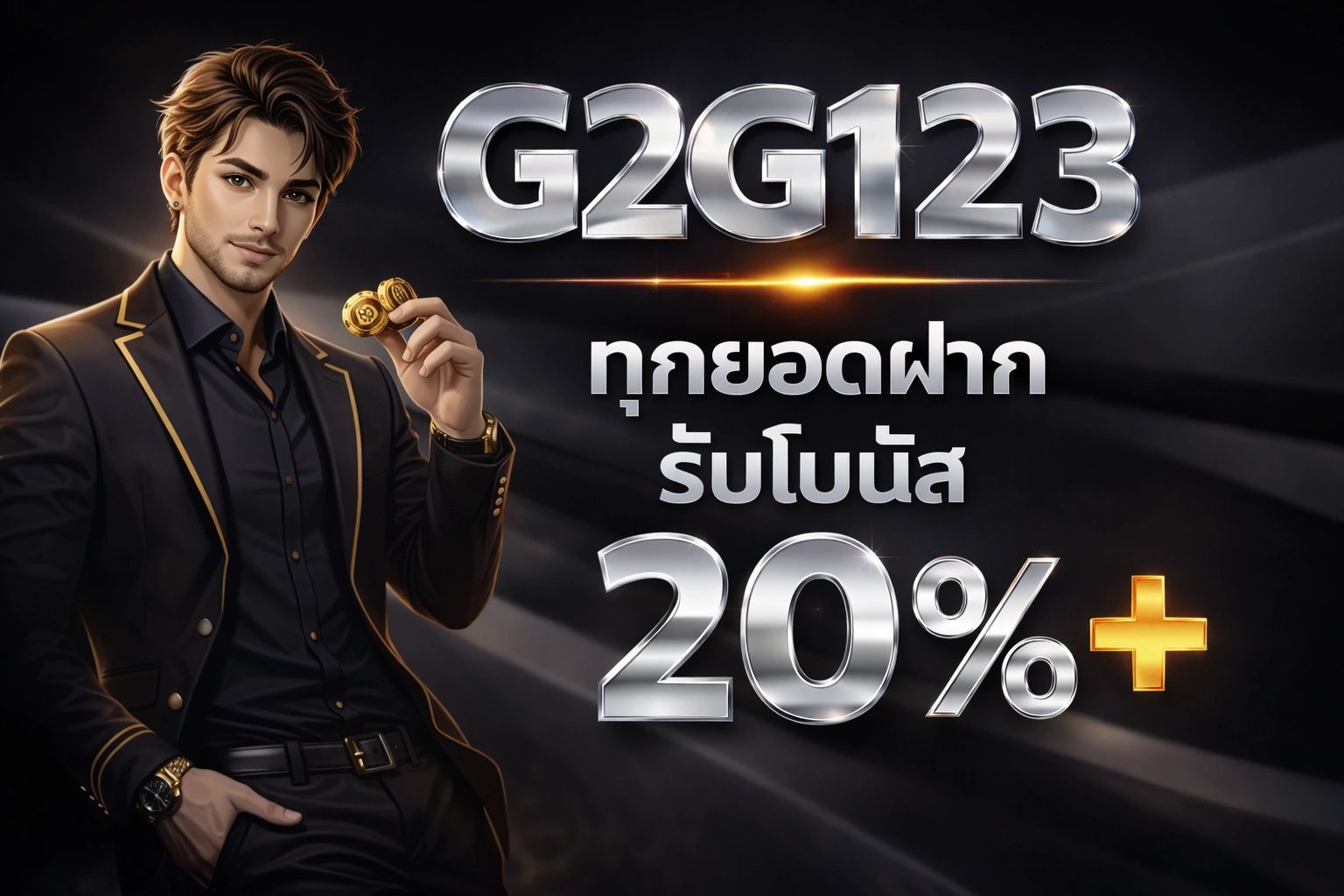 G2G123 โปรโมชั่นขาประจำทุกยอดฝาก รับโบนัส20%
