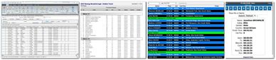 RaceTec software screen shots
