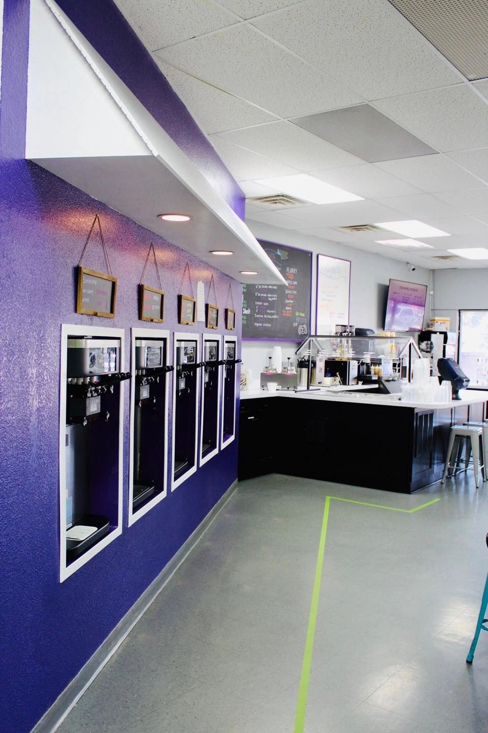 The Purple Penguin Frozen Yogurt Lambertville, Michigan