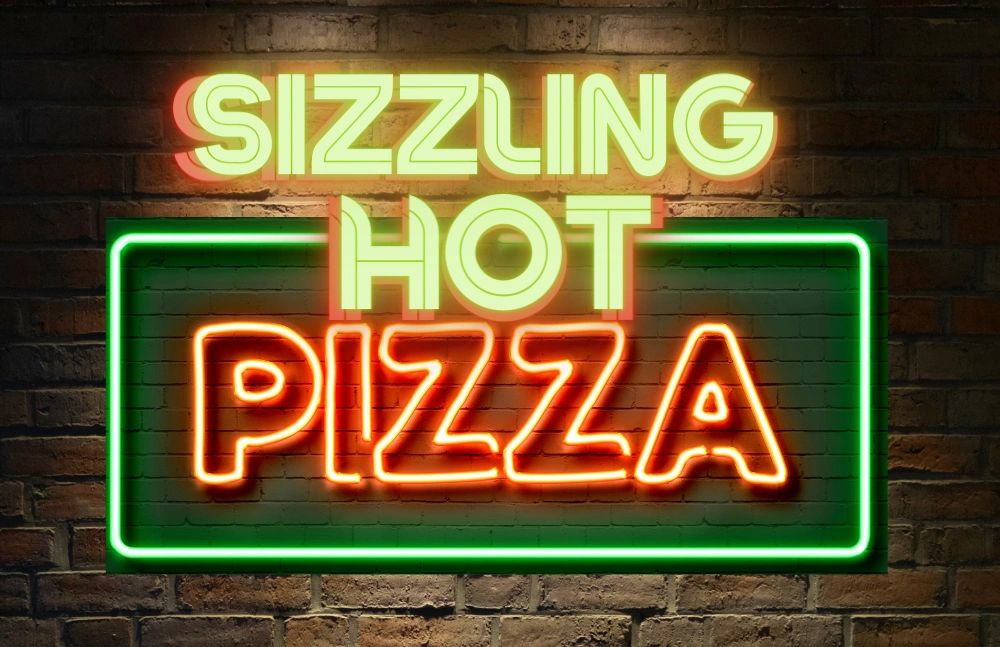Sizzling Hot Pizza comes from your own kitchen. Travel a path of food history and land in a pizza lo