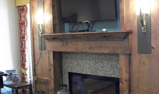 custom built-in, fireplace