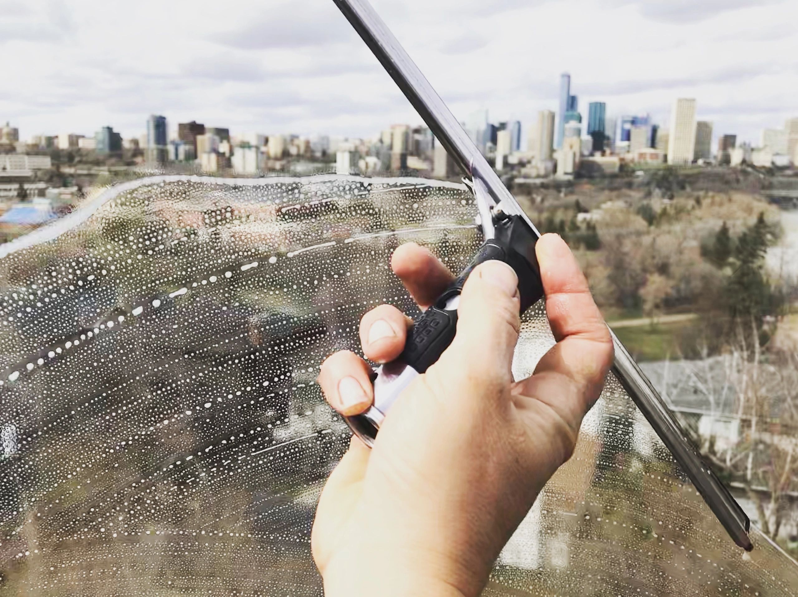 Edmonton window cleaning, solar panel cleaning, eaves cleaning, power washing