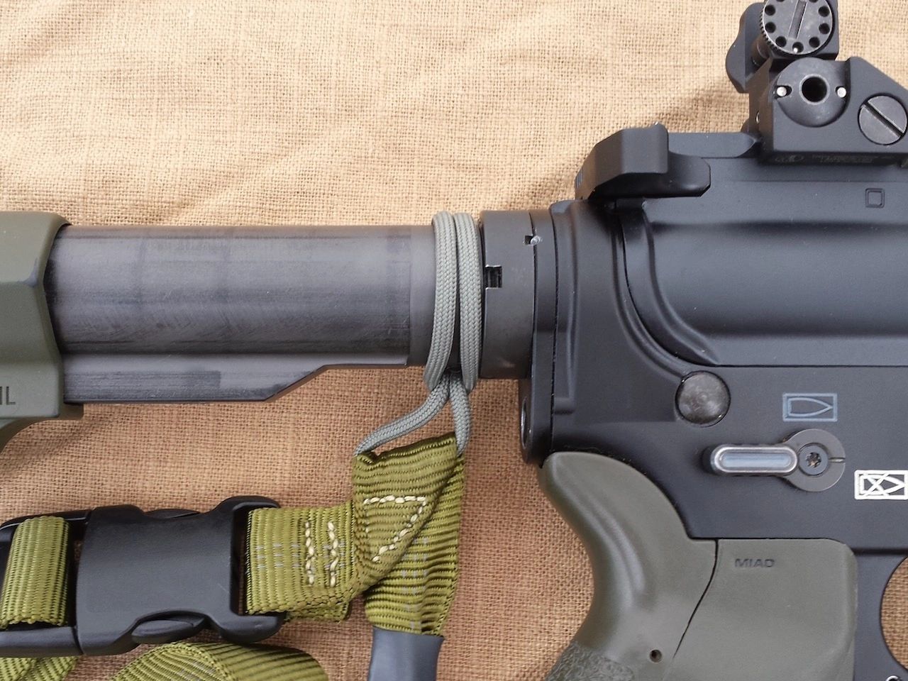 10 UTAC Tactical Single One 1 Point Sling Rifle Bungee Sling Adjustable SLING02 