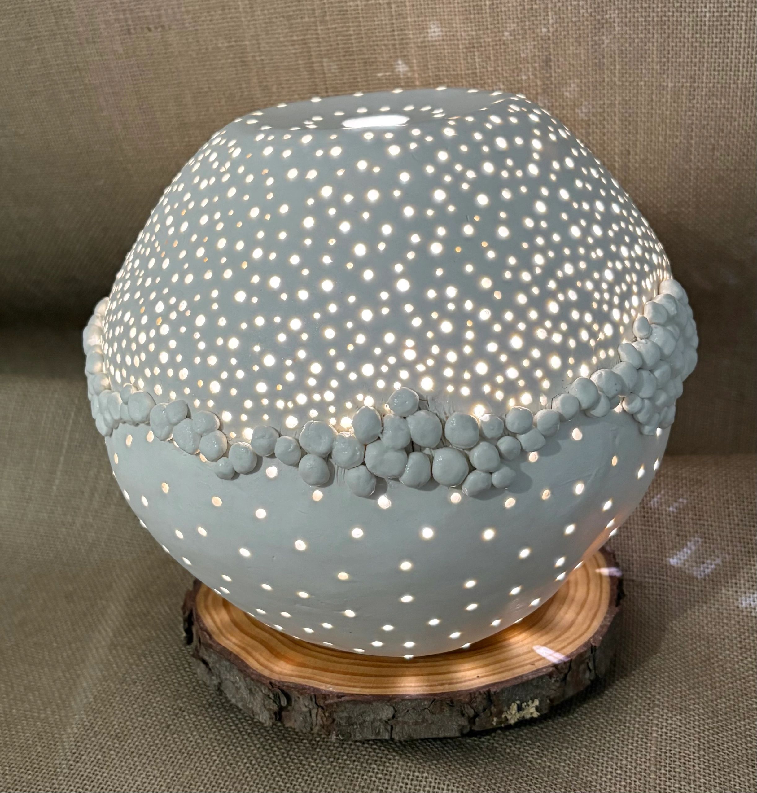 Handbuilt Porcelain Table lamp