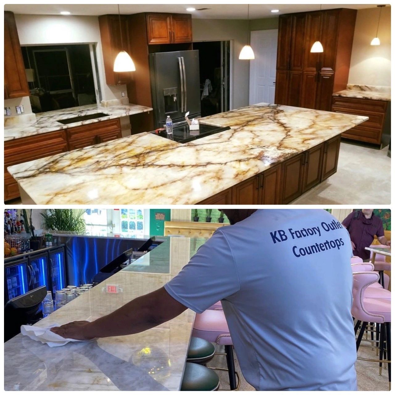 Project Countertop Crystallo Installed In Tarpon Springs Fl