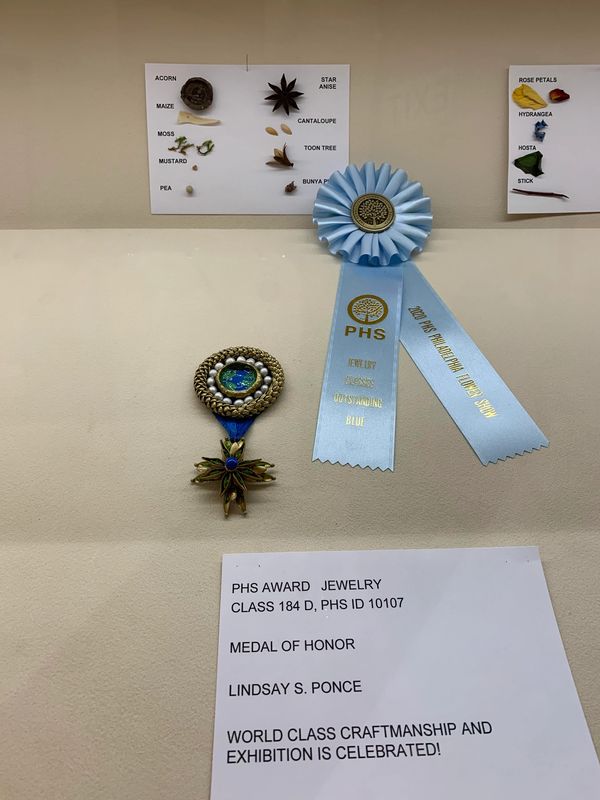 Awards and Jewelry for Philadelphia Flower Show