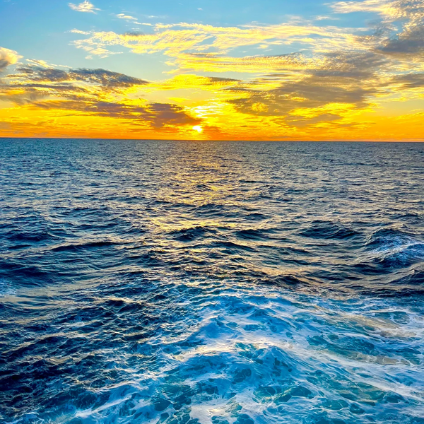Sunset from the Cruise Ship