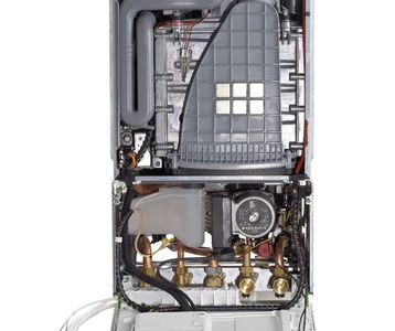 Internal view of a Worcester Greenstar Cdi Compact boiler