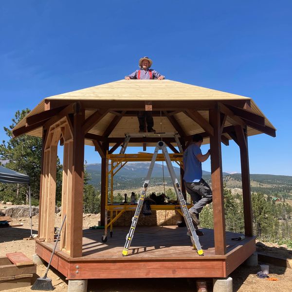 Custom pergola in Nederland Colorado
Contracted through Lovely Landscapes