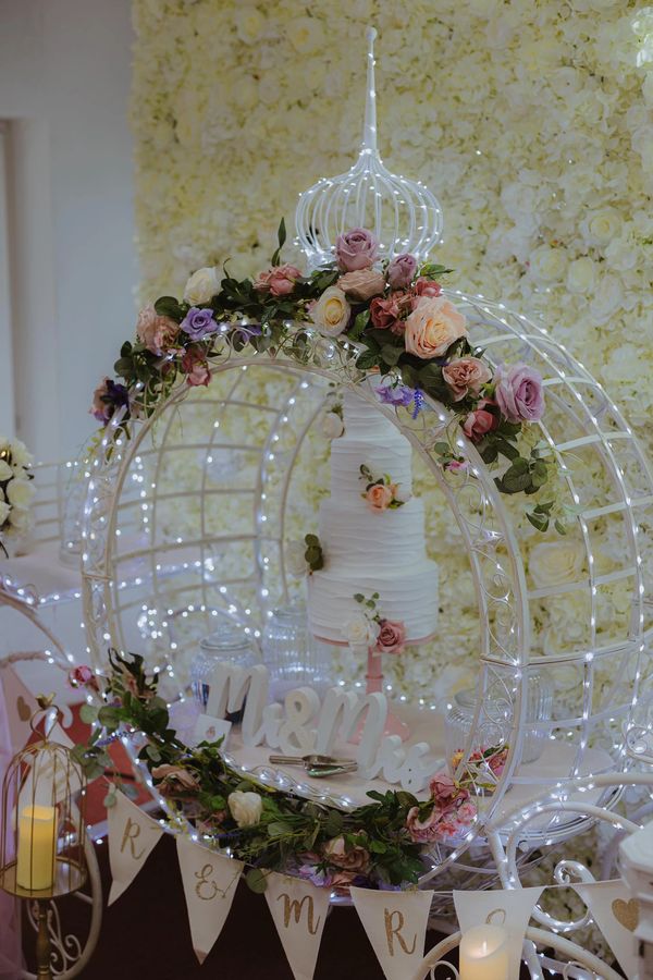 Sweet cart hire styling Kent, venue decorators south east decor luxury weddings alternative wedding 