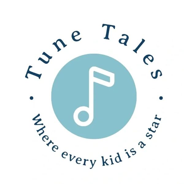 Tune Tales Logo:  Where every kid is a star.