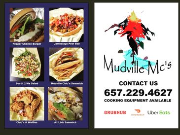 Mudville Mc's catering lunch menu and alternative number
