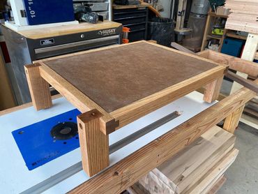 Silent Stage Prototype oak frame and legs with HDF top