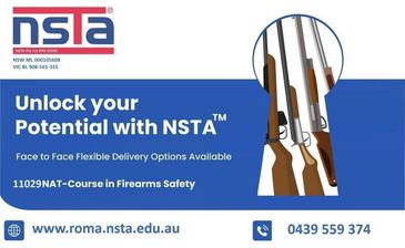 NSTA Logo and safety course card