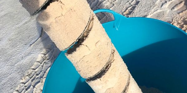 Silica Sand Drill Hole Sample with Auger