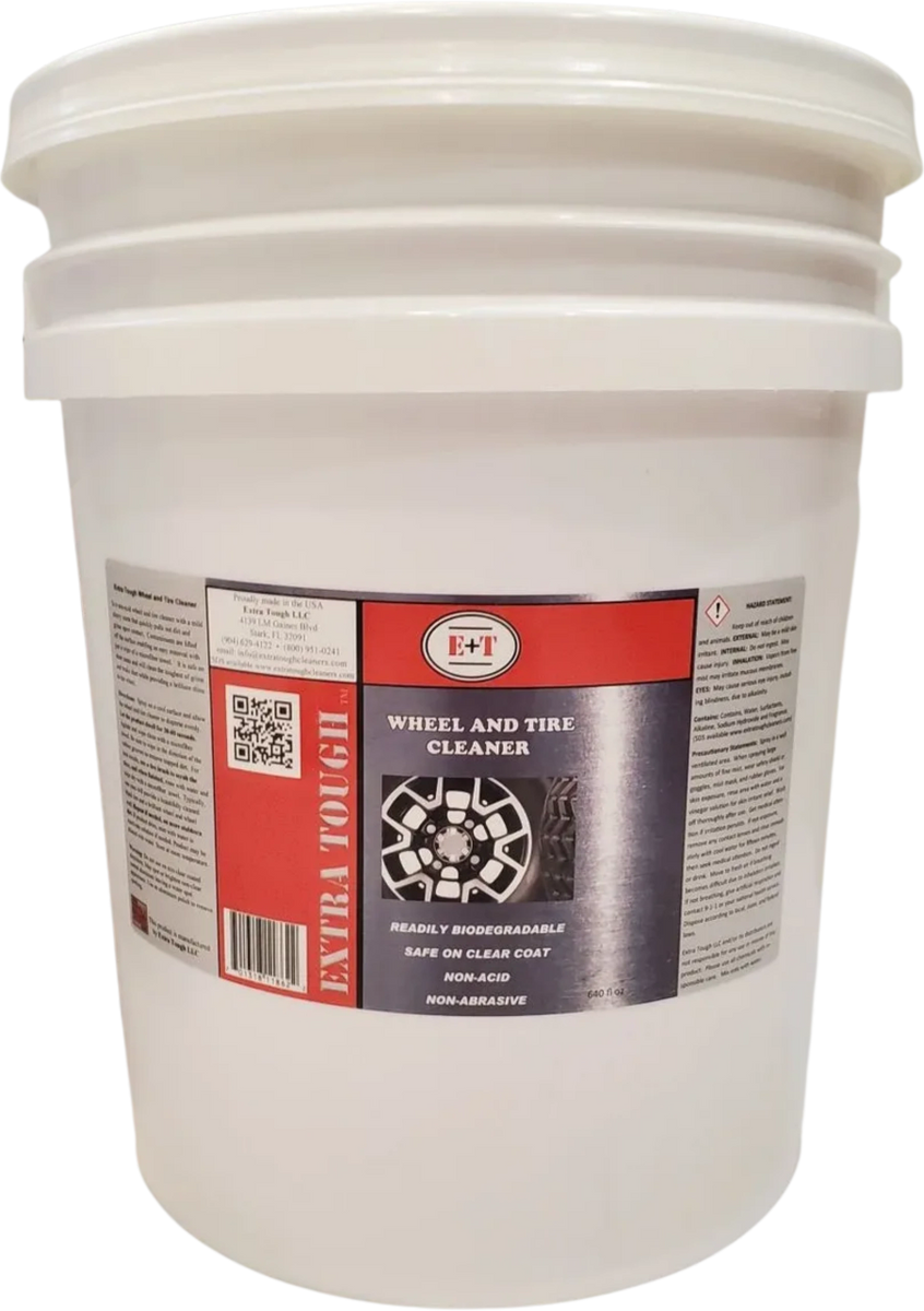 5 Gallon Pail of Extra Tough Wheel and Tire Cleaner at 26 per gallon