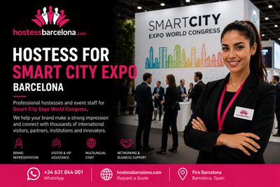 Hostess for Smart City Expo Barcelona