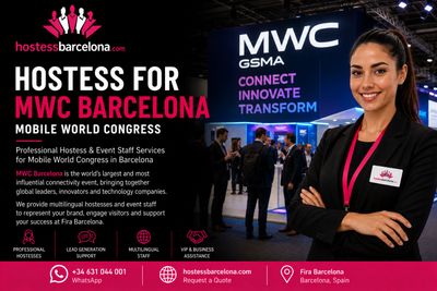 Hostess for MWC  Barcelona 
