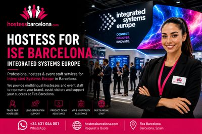 Hostess for ISE  Barcelona 