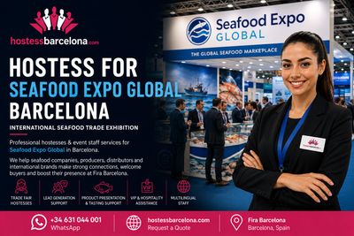 Hostess for Seafood Expo Global  Barcelona 