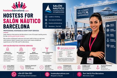 Hostess for SALON NAUTICO  Barcelona 