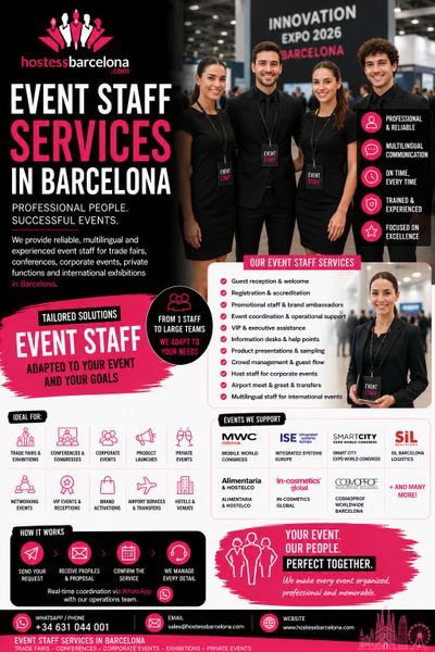 Event staff in Barcelona