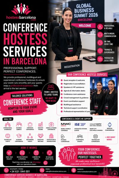 Conference Hostess Barcelona