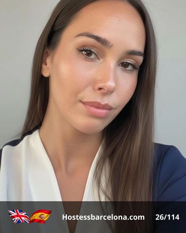 Multilingual hostess supporting exhibitors throughout the event days.