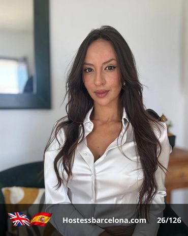 Exhibition hostess supporting corporate image and brand presence.