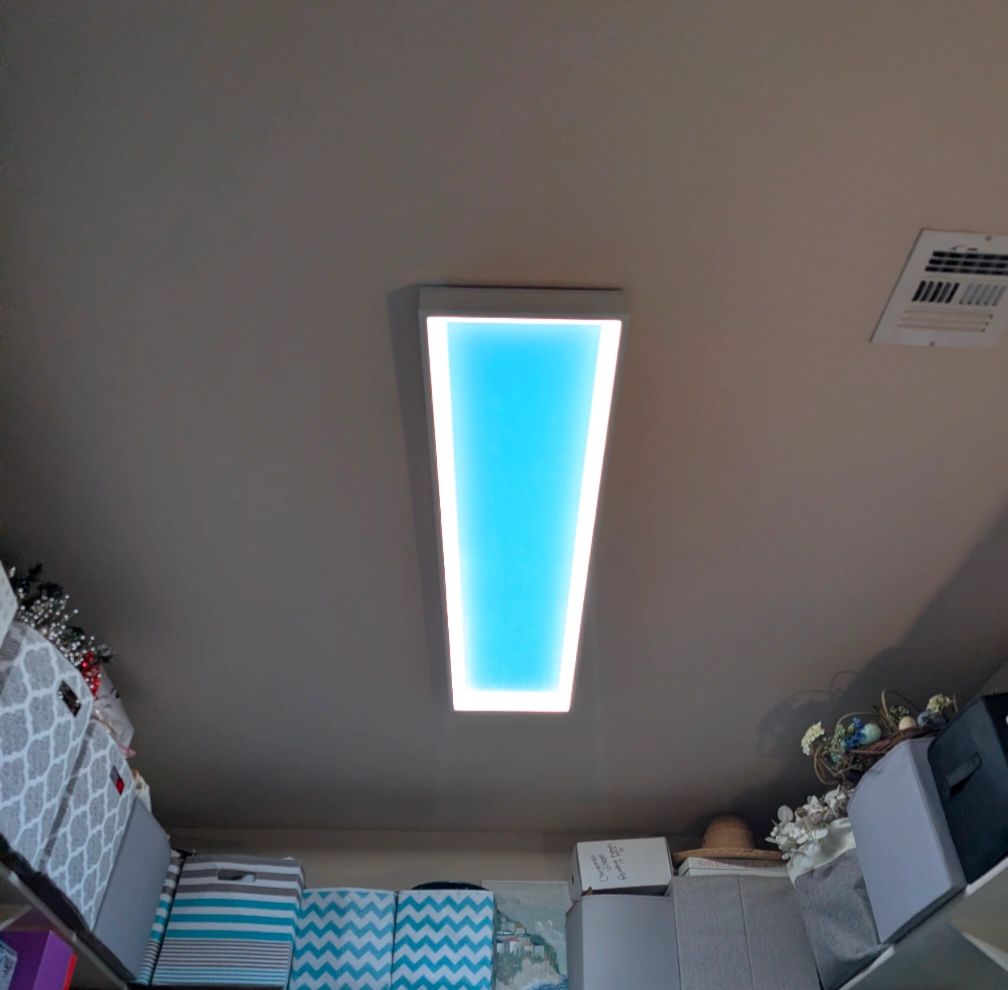 Sky light fixture installation 