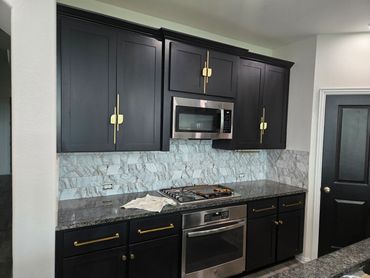 Cabinet and cabinets fixture, Backsplash