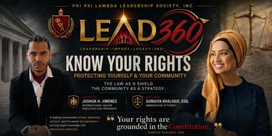 LEAD360 event on knowing and protecting your rights in the community.