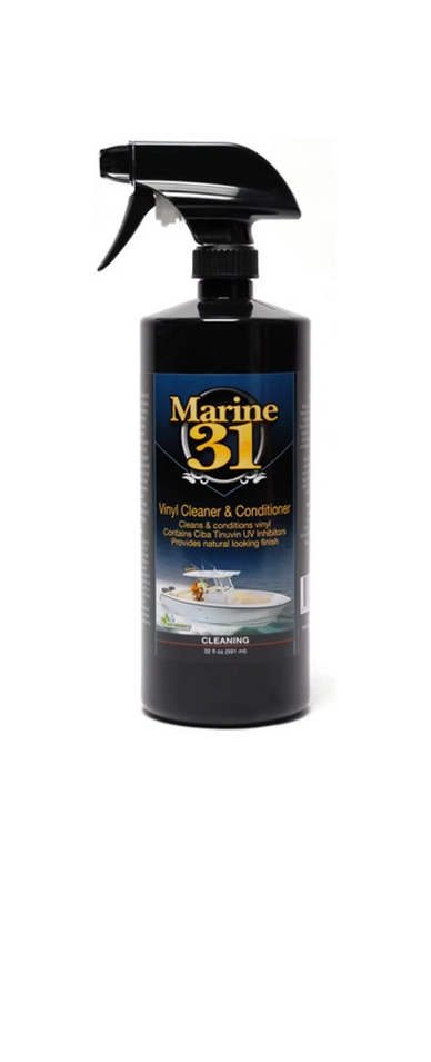 Marine 31 Vinyl Cleaner & Conditioner, M31-400, 32 Oz. Spray Bottle, 2-in-1 Vinyl Cleaner & Conditio