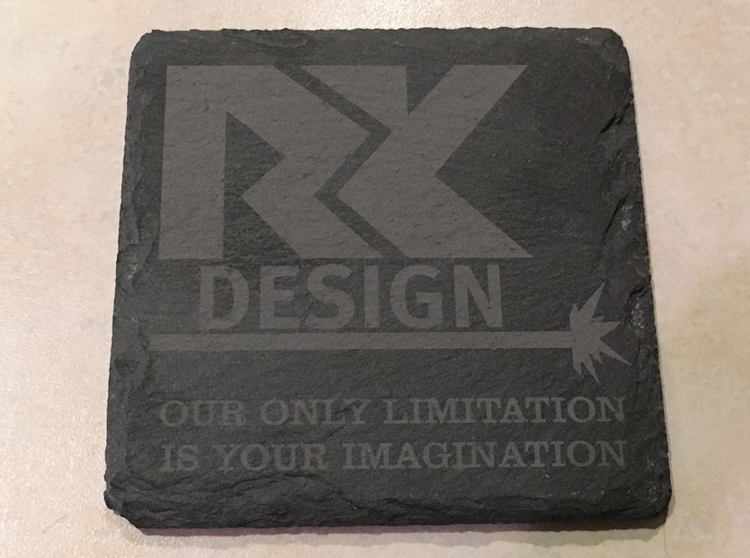 Custom Laser Engraved Slate Tile